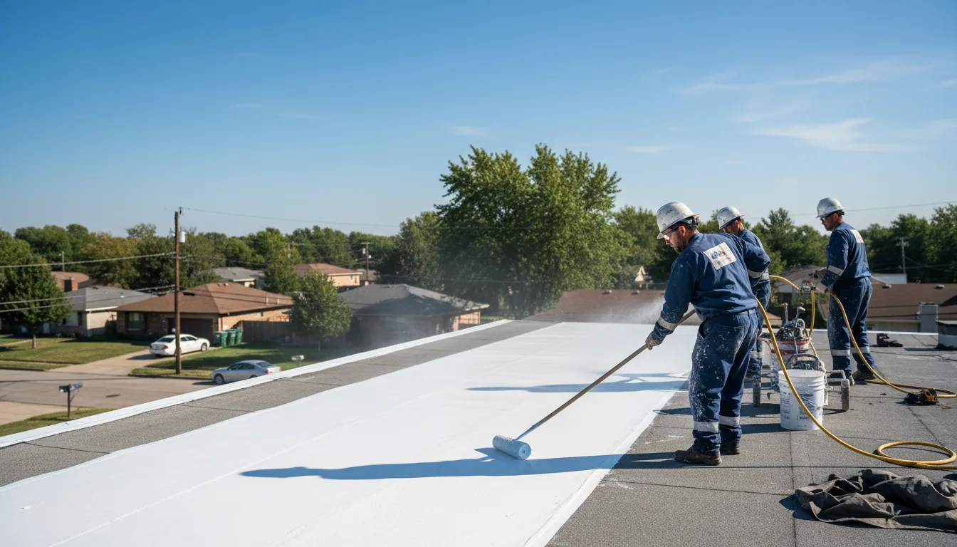 Commercial roof coating in Lincroft, NJ near me